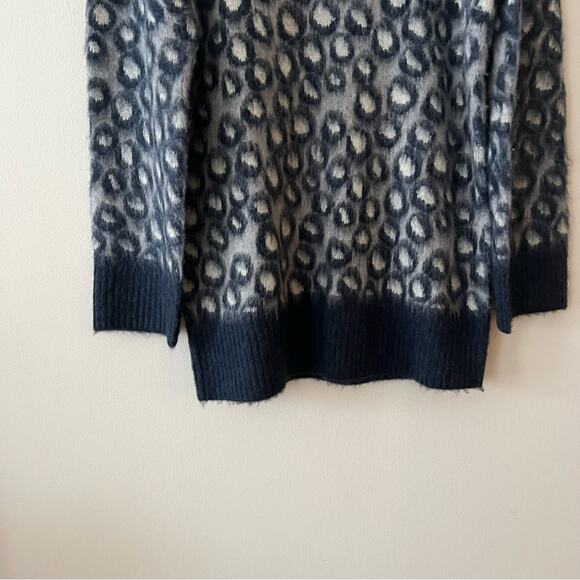 Current/Elliott The Cali Oversized Leopard Print Sweater - Picture 5 of 9